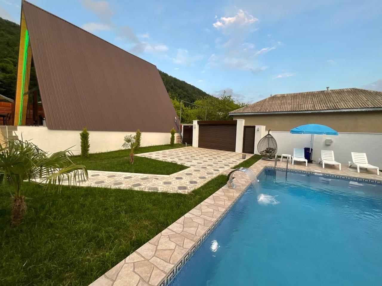 3Gozel Aframe Villa Qabala Extérieur photo